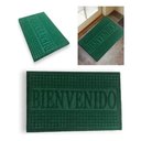 Ver imagem 1 de Tapete Pvc Bem Vindo Capacho Emborrachado Aveludado Entrada Portas de Loja Apartamentoverde