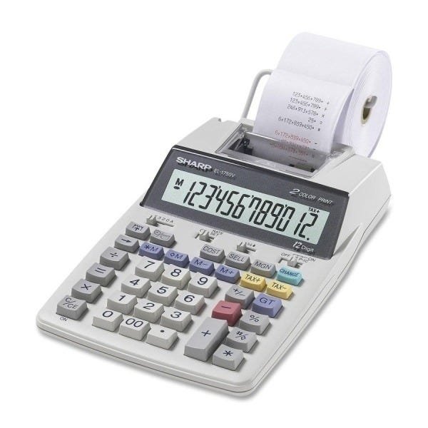 Calculadora De Mesa Sharp El-1750v 12 Digitos - Bi-volt - 1