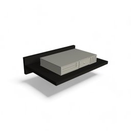 Suporte Parede Roteador Wifi Video Game Resistente Preto - 1