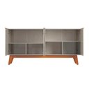 Ver imagem 3 de Buffet 4 Portas para Sala de Jantar Porto Off White Nature