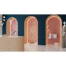 Painel Ripado Laminado 10cm Eva Autocolante Play Rosa 10 MT - 4