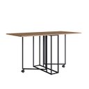 Ver imagem 2 de Mesa Dobrável Industrial 75x142cm P1003 Preto Mel