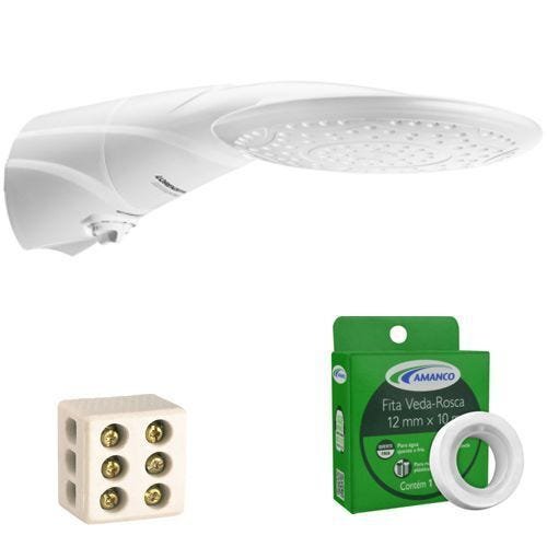 Kit Chuveiro Advanced Lorenzetti + Conector + Fita veda rosca - 1