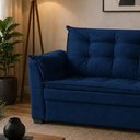 Ver imagem 6 de Sofá 2 Lugares Pequeno Confortável 1,40 Mts Alice Imperio Decor