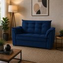 Ver imagem 3 de Sofá 2 Lugares Pequeno Confortável 1,40 Mts Alice Imperio Decor