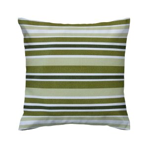 Capa de almofada VivaIN acquablock verde e branca