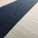 Ver imagem 2 de Capa de almofada VivaIN listrado marinho off white