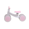 Bicicleta de Equilibrio Andador sem Pedal Infantil 4 Rodas:off White/ Rosa - 1