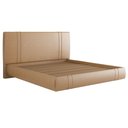 Ver imagem 1 de Cama King Flutuante com Cabeceira 195cm Astra S04 Couríssimo Bege - Lyam Decor