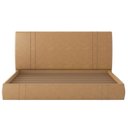 Ver imagem 3 de Cama King Flutuante com Cabeceira 195cm Astra S04 Couríssimo Bege - Lyam Decor