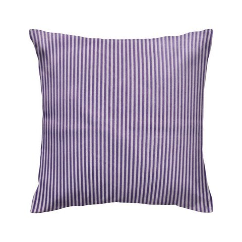 Capa de almofada VivaIN listrado veludo roxo