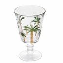 Ver imagem 3 de Cj Jarra 1,3 Litros C/6 Taças 240ml de Cristal Palm Hand Painting Lyor