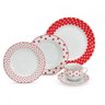 Aparelho de Jantar Porcelana Poá Hauskraft 20 Peças - 1