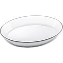 Ver imagem 5 de 2 Refratários Grandes de Vidro Oval 3,2l Travessa Assadeira Marinex para Lasanha Sobremesas