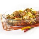 Ver imagem 2 de 2 Refratários Grandes de Vidro Oval 3,2l Travessa Assadeira Marinex para Lasanha Sobremesas