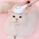 Ver imagem 2 de Escova Removedora de Pelos Massageadora gatos cachorros pets - Azul