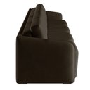 Ver imagem 7 de Sofá Cama Modulado Retrátil e Reclinável Decorativo Varsóvia 356cm Veludo Marrom G33 - Gran Belo