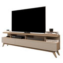 Ver imagem 5 de Rack para TV Grande com Gavetas Vivare Wood 1,80 m - Branco Acetinado