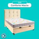 Ver imagem 4 de Kit Cabeceira + Cama Box Bau + Colchão Casal D20 D20 Inducol