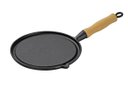 Ver imagem 1 de Bifeteira Chapa Ferro Fundido Redonda Lisa 26 Cm