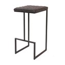Ver imagem 3 de Kit 3 Banquetas Altas Estofadas Para Cozinha Americana Ilha Bancada Balcão Bistrô Luxo Bari Preto