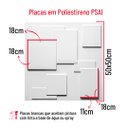 Ver imagem 2 de Placa Painel Revestimento Parede Impacto Decoração Impermeavel Fachada Flexivel 3d Pvc