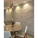 Ver imagem 4 de Placa Painel Revestimento Parede Impacto Decoração Impermeavel Fachada Flexivel 3d Pvc