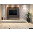 Ver imagem 1 de Placa Painel Revestimento Parede Impacto Decoração Impermeavel Fachada Flexivel 3d Pvc