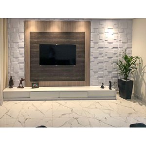 Placa Painel Revestimento Parede Impacto Decoração Impermeavel Fachada Flexivel 3d Pvc