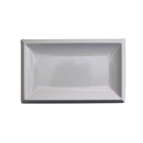 Travessa Brinox Retangular 30 Cm Alta Qualidade Feito De Melamina Branca
