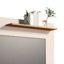 Ver imagem 6 de Painel de Tv Osiris Compacto com 3 Prateleira Tvs de até 32":branco