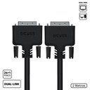 Ver imagem 2 de Cabo Dvi-d 24+1 para Dvi-d 24+1 Dual-link 2 Metros - Pddl-2