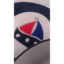 Ver imagem 2 de Tapete de Pelúcia Redondo Quarto de Menino Barco Marinheiro