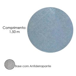 Tapete para Sala Redondo Classic 1,50 M Azul Bebê Oasis - 3
