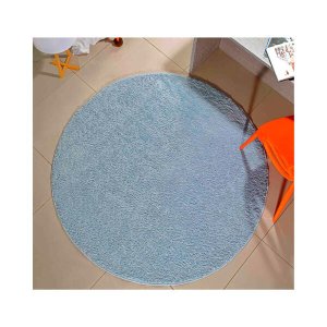 Tapete para Sala Redondo Classic 1,50 M Azul Bebê Oasis