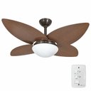 Ver imagem 1 de Ventilador Infinity Lótus 1025 4 Pás Tabaco com Chave
