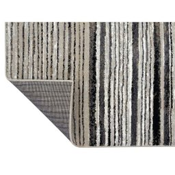 Tapete para Sala Santorini 1802 Cinza-Bege-Branco 2,00x2,50M - São Carlos - 4