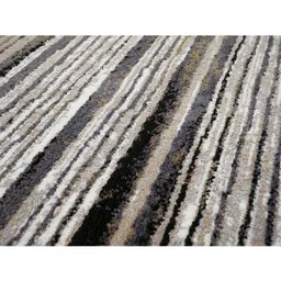 Tapete para Sala Santorini 1802 Cinza-Bege-Branco 3,00x4,00M - São Carlos - 5