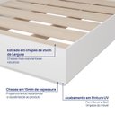 Ver imagem 4 de Cama Queen Araça CabeCasa MadeiraOriginals Branco