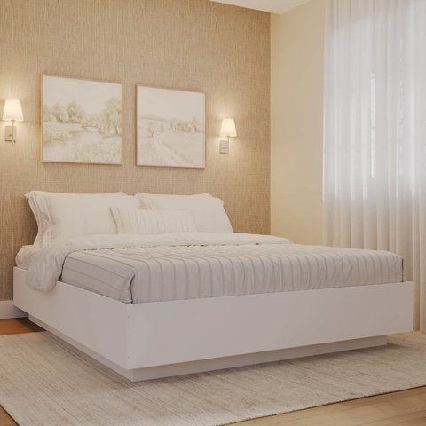 Cama Queen Araça CabeCasa MadeiraOriginals Branco