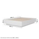 Ver imagem 3 de Cama Queen Araça CabeCasa MadeiraOriginals Branco