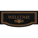 Ver imagem 1 de Capacho Vinil Formas Welcome Preto 0,30x0,70M - Kapazi