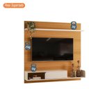 Ver imagem 4 de Painel para Tv Suspenso Evo com Kit Mesa de Centro Sky e Aparador Infinity Cinamomo Off White – Hb M