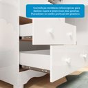 Ver imagem 4 de Quarto de Bebê Completo Junior Uli 4 Portas 7 Gavetas 100% MDF Branco Brilho - Móveis Peroba