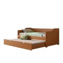 Ver imagem 7 de Bicama Duo Sofá Madeira Cama Auxiliar Solteiro:Castanho Claro