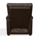 Ver imagem 7 de Poltrona do Papai Reclinável com Massagem Imperador Couro Facto Marrom - Sofa Store