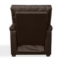 Ver imagem 7 de Poltrona do Papai Reclinável com Massagem Imperador Couro Facto Marrom - Sofa Store
