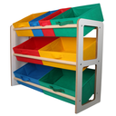 Ver imagem 6 de Organizador de Brinquedo Prateleira Infantil Colorido