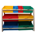 Ver imagem 1 de Organizador de Brinquedo Prateleira Infantil Colorido