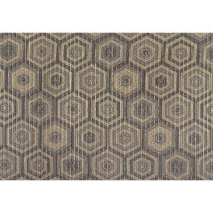 Passadeira Antiderrapante Tropical 43cm X 1,3m Hexa Cinza Kapazi